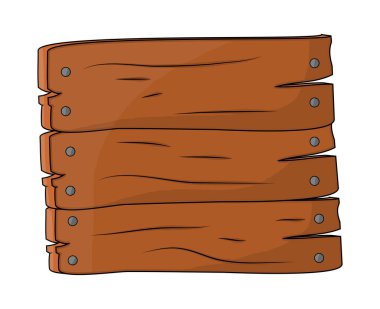 Ahşap plaket işareti sembol simge tasarım vektör. Güzel illustra