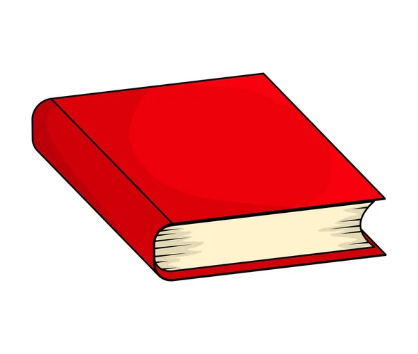 Gesloten boek vector symbool pictogram ontwerp. Mooie illustratie is — Stockvector