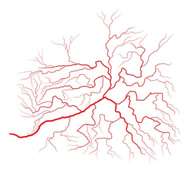 göz damar vektör simgesi simgesi tasarım. Güzel illüstrasyon Isola