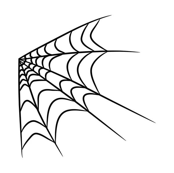 Spider web vektor szimbólum ikonra design. Gyönyörű illusztráció iso — Stock Vector