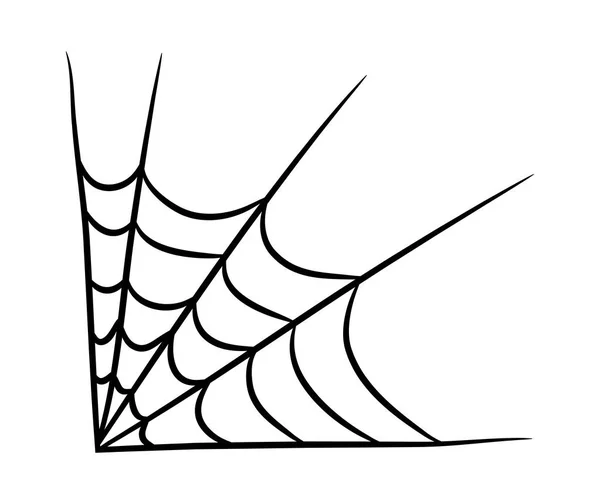 Spider web vektor symbol ikon design. Vacker illustration iso — Stock vektor