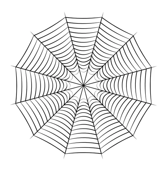 Projeto do ícone do símbolo do vetor da teia da aranha. Bela ilustração iso —  Vetores de Stock