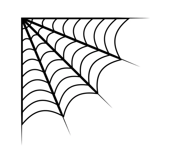 Spider web vektor szimbólum ikonra design. Gyönyörű illusztráció iso — Stock Vector