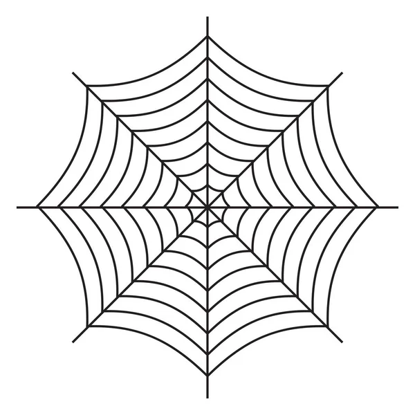 Spider web vektor symbol ikon design. Vacker illustration iso — Stock vektor