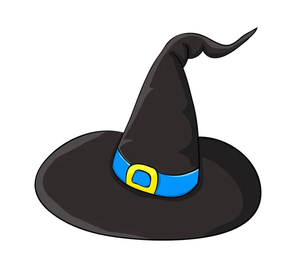 Chapeau de sorcière dessin animé vectoriel symbole icône design. Belle illustration — Image vectorielle