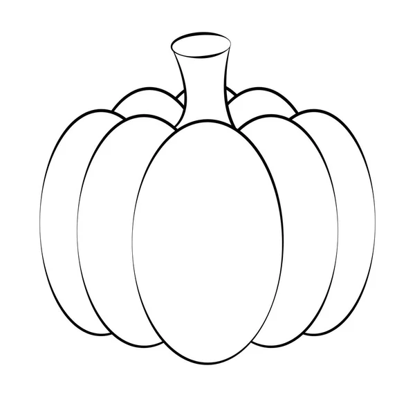 Pumpkin  vector symbol icon design. Beautiful illustration isola — Stock Vector