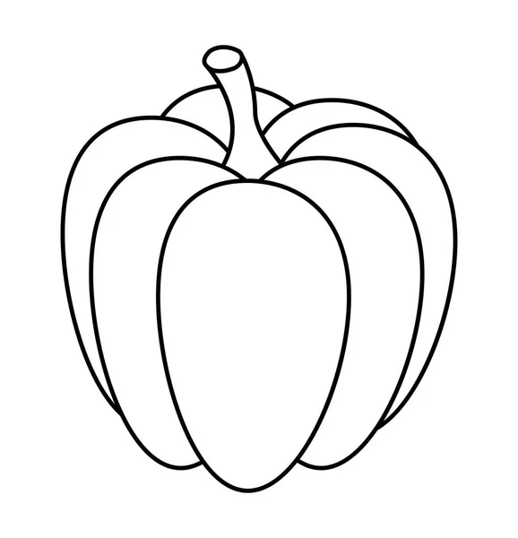 Diseño de icono de símbolo de vector de calabaza. Hermosa ilustración isola — Vector de stock