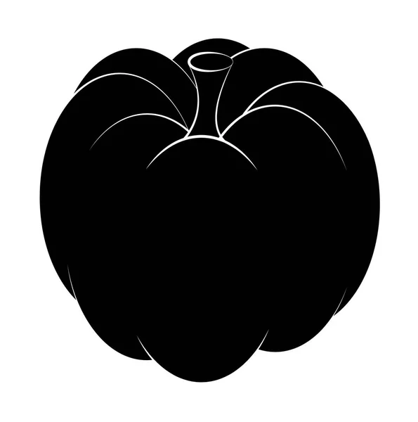 Design de ícone de símbolo de vetor de abóbora. Linda ilustração isola — Vetor de Stock