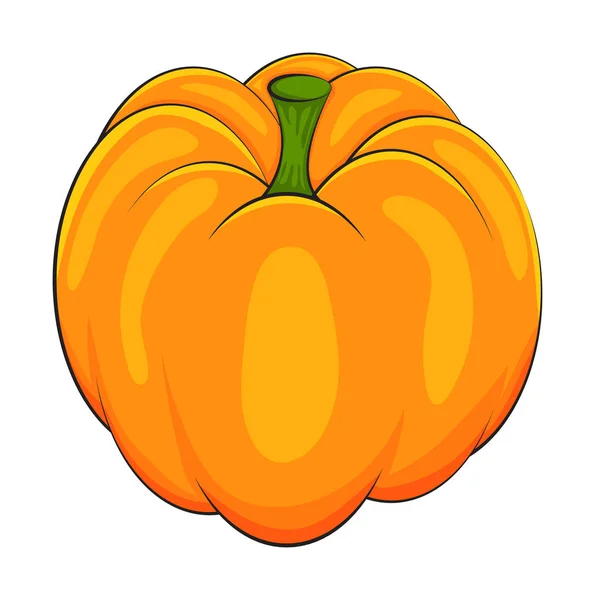 Pumpkin  vector symbol icon design. Beautiful illustration isola — Stock Vector