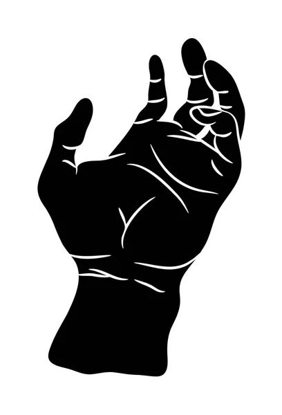 Ręka wektor symbol ikona kształt. Piękna ilustracja isol — Wektor stockowy