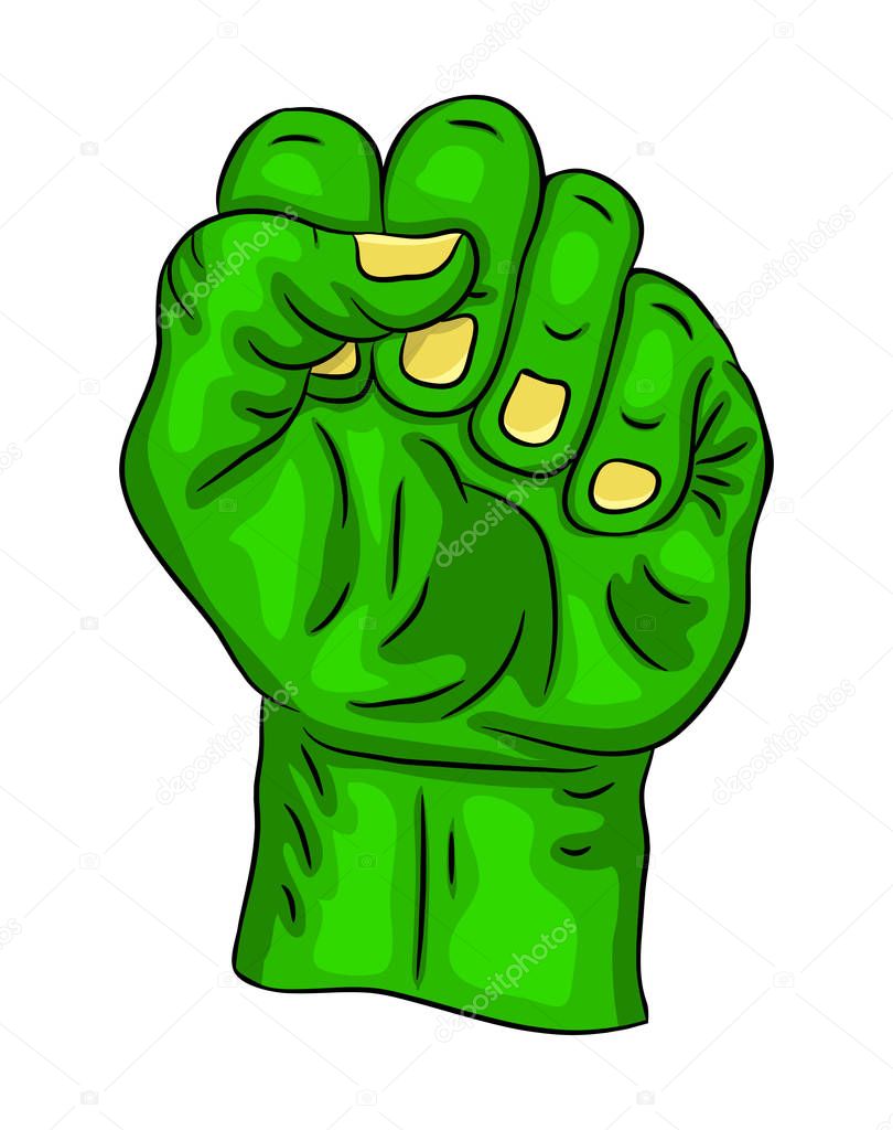 Zombie hand vector symbol icon design. Beautiful illustration isolated on white backgroun