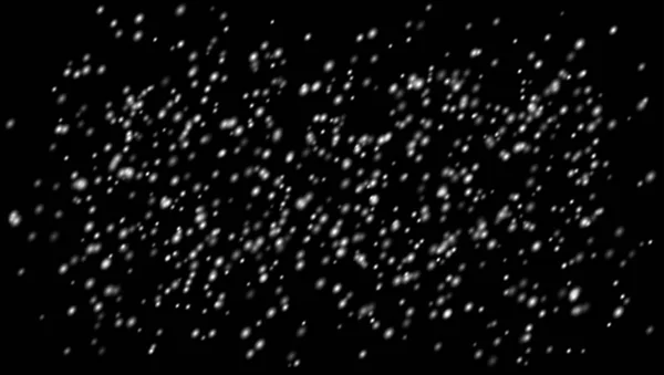 落ちてくる雪円冬クリスマス美しい背景 — ストックベクタ