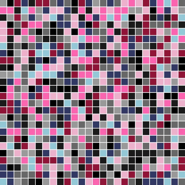 Квадратна мозаїчна кольорова палітра. кольорова комбінована гармонія — стоковий вектор