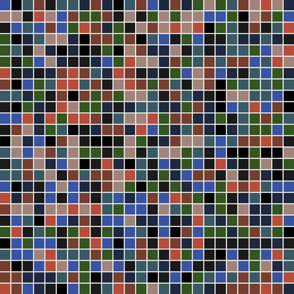 Vierkante mozaïek kleurenpalet. kleur combo harmonie — Stockvector