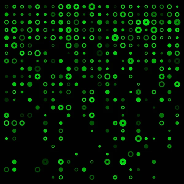 Abstrait cercle fond beau fond d'écran lueur sur noir — Image vectorielle
