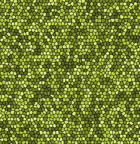 Vert Texture des feuilles mosaïque veines surface vecteur fond — Image vectorielle