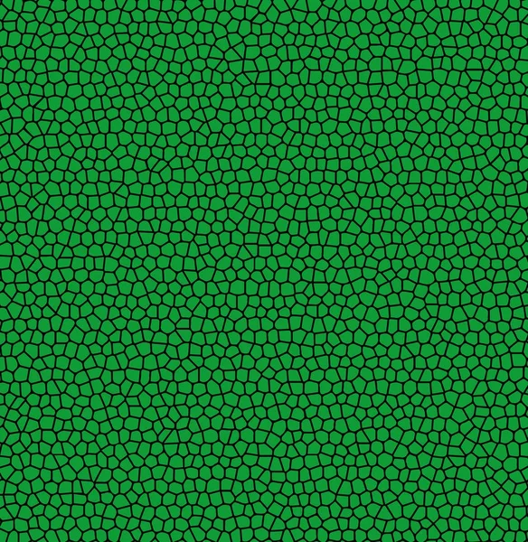 Hoja verde textura mosaico venas superficie vector fondo — Vector de stock