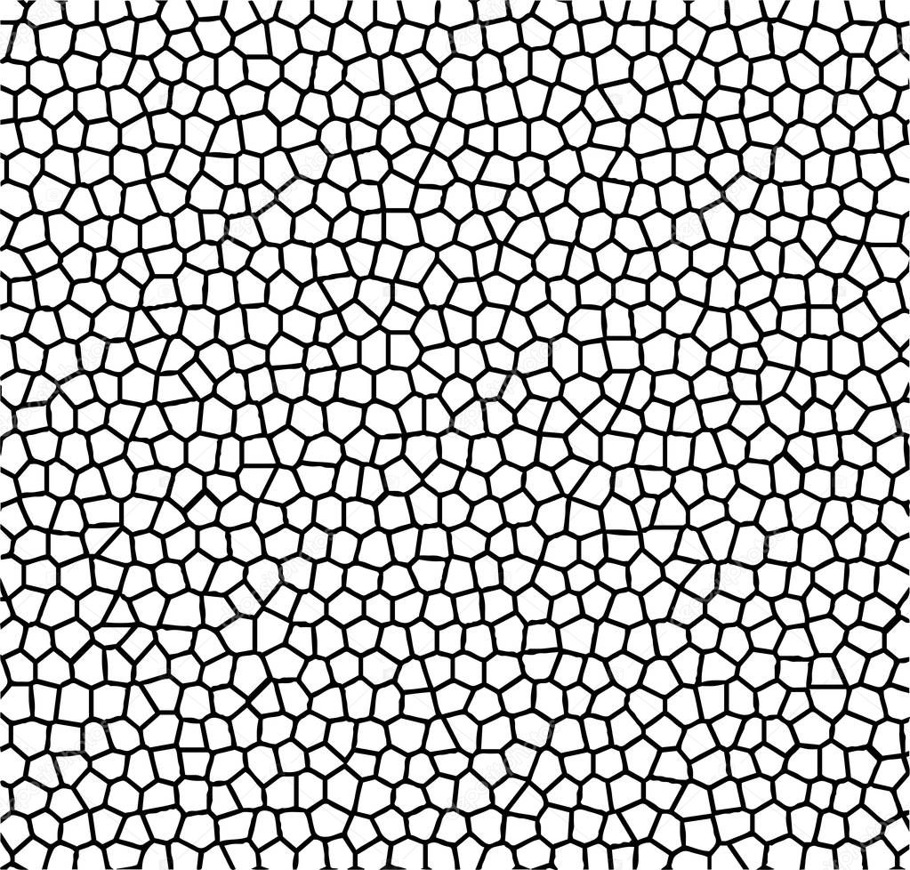 Leaf texture mosaic veins surface vector background