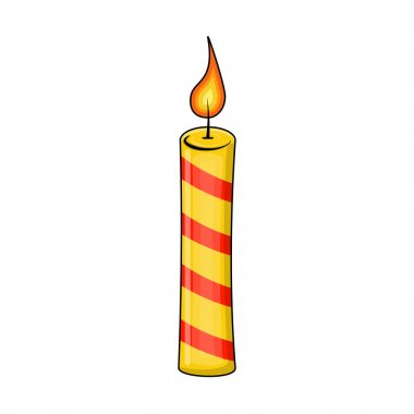 Noel mum üzerinde beyaz backgrou izole Noel tasarımı için