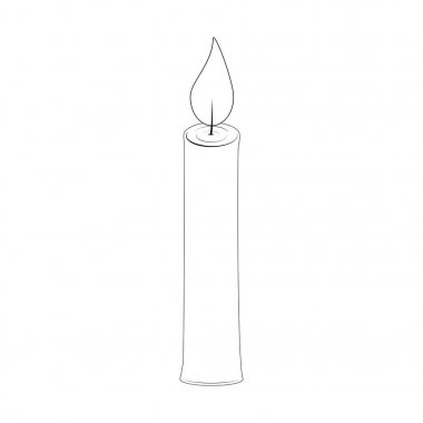 Noel mum anahat üzerinde beyaz izole Noel tasarımı için 