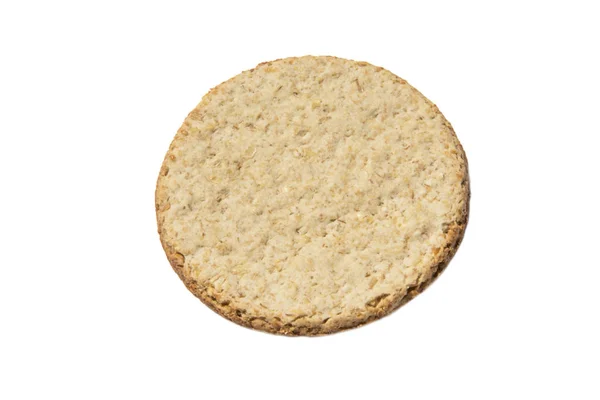 Spelt gezond cookie geïsoleerd op witte achtergrond — Stockfoto