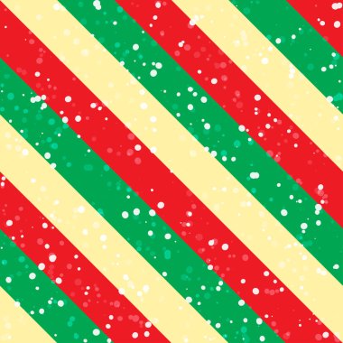 Yeşil, kırmızı ve sarı köşegenli Noel arkaplanı