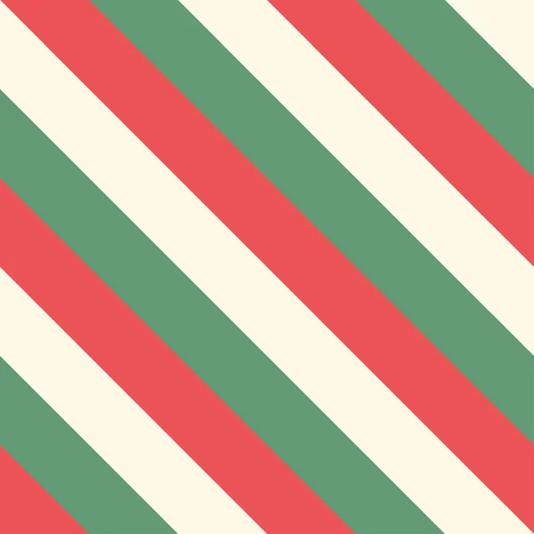 रेट्रो क्रिसमस पृष्ठभूमि क्षैतिज रेखा पैटर्न, "लाल-whi" — स्टॉक वेक्टर
