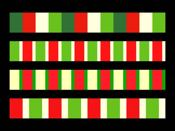 Noël vertical diagonale vert rayures rouges Modèle sans couture . — Image vectorielle
