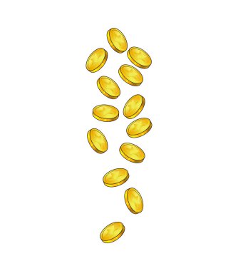 Düşen paralar, uçan altın paralar, altın yağmurlar. İkramiye ya da başarı