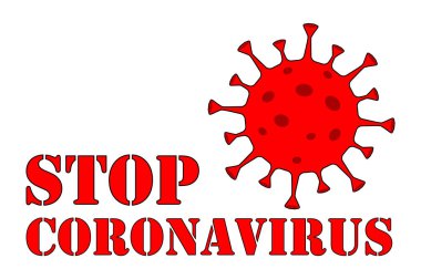 Corona virüs metnini durdur. Çin 'de Coronavirus salgını. Dikkat Corona-virüsü. Halk Sağlığı Riski. Coronavirus 'a karşı savaş. Enfeksiyon yok ve Coronavirüs Konseptini Durdur.