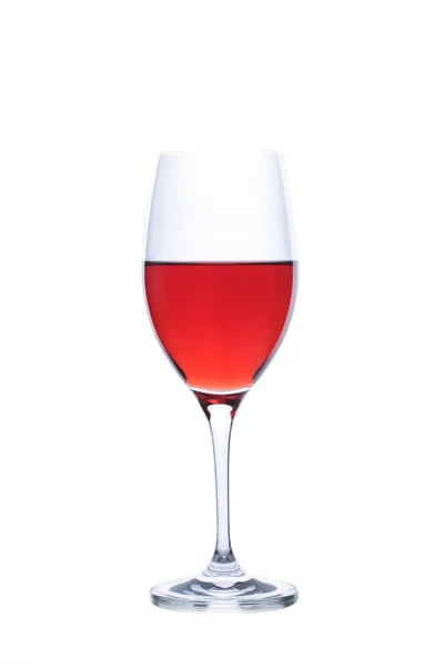 Bodega con vino tinto aislado sobre blanco — Foto de Stock