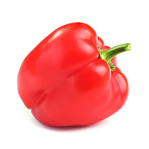 Rote Paprika isoliert auf weißem Papier — Stockfoto