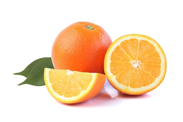 Oranges isolated on white — Stock Photo, Image