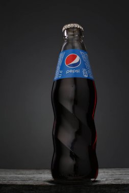 Kirovograd, Ukrayna - 10 Mayıs. Pepsi cam 2018: 300ml şişe 