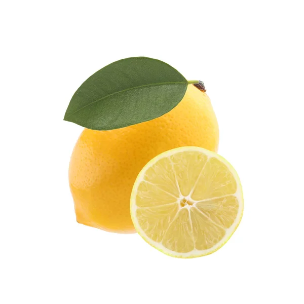 Citron isolé sur blanc — Photo