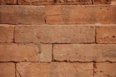 Eski kırmızı tuğla duvar arka plan doku