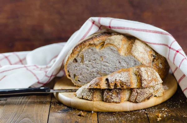 Čerstvé bio chléb — Stock fotografie