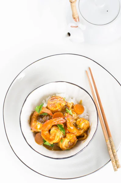 Curry de crevettes japonais — Photo