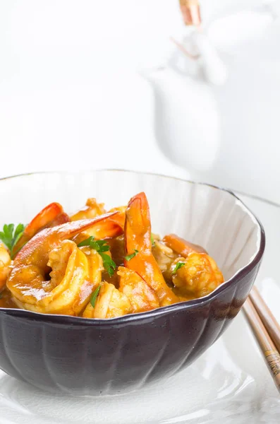 Japanese shrimp curry — Stock Photo, Image