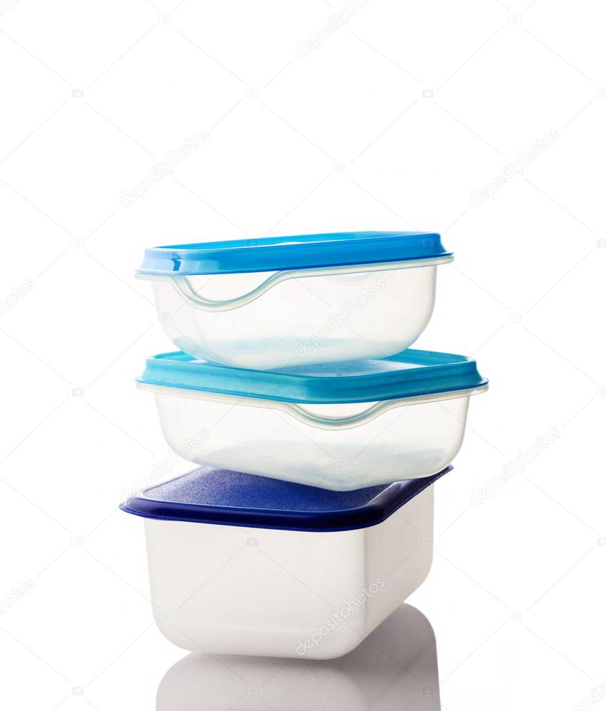Plastic articles for storing