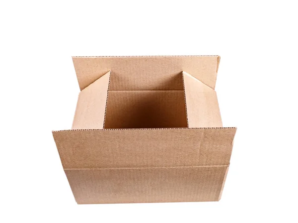 Caja de cartón está abierto — Foto de Stock