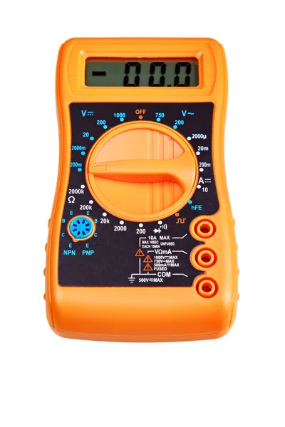 Digital multimeter med siffror — Stockfoto