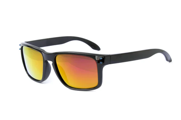 Moderne trendy zonnebril geïsoleerd op een witte achtergrond, Glas — Stockfoto