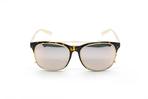 Óculos de sol modernos na moda isolados no fundo branco, Glas — Fotografia de Stock
