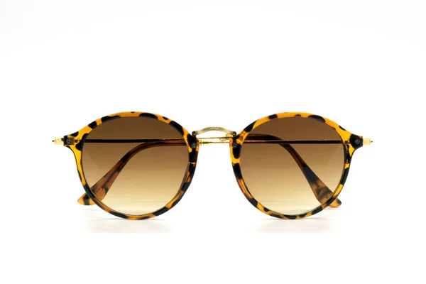 Modern fashionable sunglasses isolated on white background, Glas — Stock Photo, Image