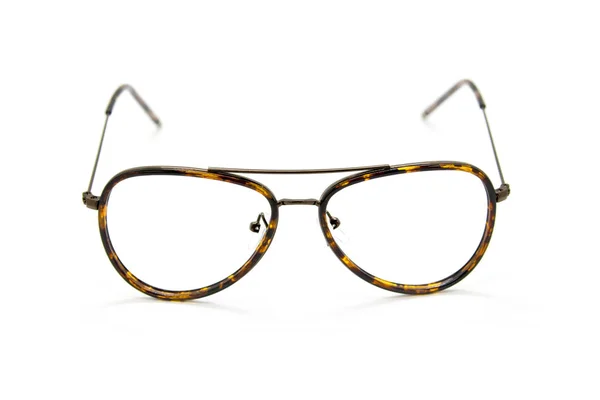 Moderne modische Brille auf weißem Hintergrund, Brille — Stockfoto