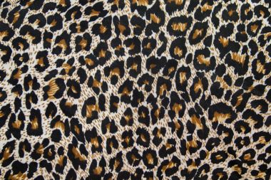 Leopar desen doku. Tekstil, giyim parça.