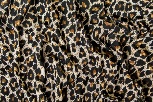 豹花纹纹理。纺织，件衣服. — 图库照片