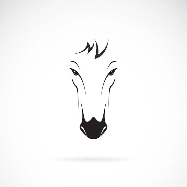 Vector of a horse head design on white background. Wild Animals. — 스톡 벡터