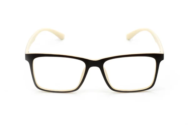 Lunettes Modernes Mode Isolées Sur Fond Blanc Reflet Parfait Lunettes — Photo